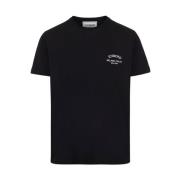 Zwart T-shirt met logo Iceberg , Black , Heren