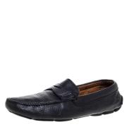 Pre-owned Leather flats Prada Vintage , Black , Dames