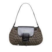 Pre-owned Leather handbags Fendi Vintage , Brown , Dames