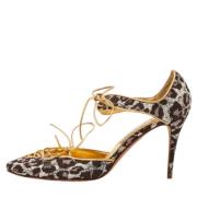 Pre-owned Leather heels Manolo Blahnik Pre-owned , Multicolor , Dames