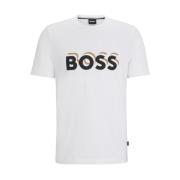 Katoenen T-Shirt Boss , White , Heren