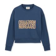 Zachte en stijlvolle sweatshirt Mads Nørgaard , Blue , Dames