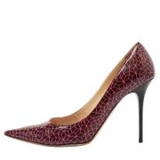 Pre-owned Leather heels Jimmy Choo Pre-owned , Pink , Dames