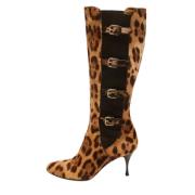 Pre-owned Leather boots Dolce & Gabbana Pre-owned , Brown , Dames