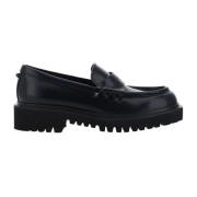 Zwarte Loafer Schoenen met Studs Valentino Garavani , Black , Dames