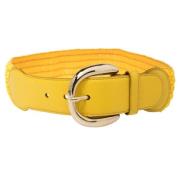 Pre-owned Leather belts Dolce & Gabbana Pre-owned , Yellow , Dames