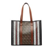 Pre-owned Leather totes Burberry Vintage , Brown , Dames