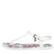 Pre-owned Fabric sandals Burberry Vintage , White , Dames