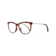 Bruine Dames Metalen Plastic Optische Brillen Police , Brown , Dames