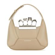 Versierde Hobo Handtas Alexander McQueen , Beige , Dames