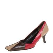 Pre-owned Leather heels Prada Vintage , Multicolor , Dames