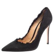 Pre-owned Canvas heels Gianvito Rossi Pre-owned , Black , Dames