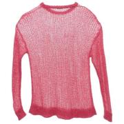 Pre-owned Knit tops Miu Miu Pre-owned , Pink , Dames