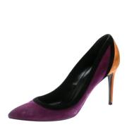 Pre-owned Suede heels Gucci Vintage , Multicolor , Dames