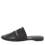 Pre-owned Leather flats Givenchy Pre-owned , Black , Dames