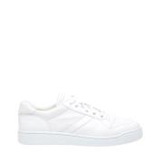Witte Leren Sneakers Doucal's , White , Heren