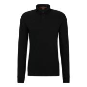 Heren Oranje Passerby Polo Hugo Boss , Black , Heren