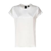 Katoenen T-shirts en Polos Pinko , White , Dames