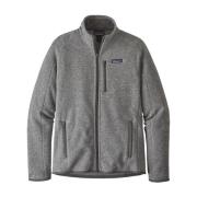 Warm Gebreid Fleecejack Patagonia , Gray , Heren