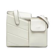 Pre-owned Leather shoulder-bags Fendi Vintage , White , Dames