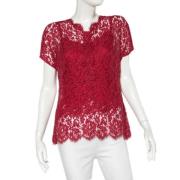 Pre-owned Lace tops Dolce & Gabbana Pre-owned , Red , Dames