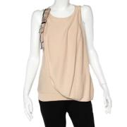 Pre-owned Knit tops Armani Pre-owned , Beige , Dames