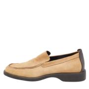 Pre-owned Suede flats Gucci Vintage , Beige , Dames