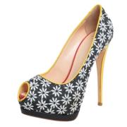 Pre-owned Fabric heels Giuseppe Zanotti Pre-owned , Black , Dames