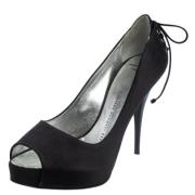 Pre-owned Satin heels Giuseppe Zanotti Pre-owned , Black , Dames