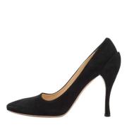 Pre-owned Suede heels Prada Vintage , Black , Dames