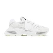 Witte lage sneakers met mesh-panelen Dolce & Gabbana , White , Dames