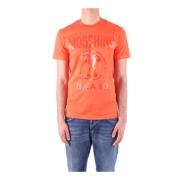 t-shirt Moschino , Orange , Heren