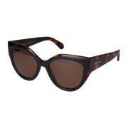 Stijlvolle zonnebril Sf2004S Salvatore Ferragamo , Brown , Dames