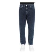 Donkere denim jeans met relaxte pasvorm voor heren Calvin Klein Jeans ...