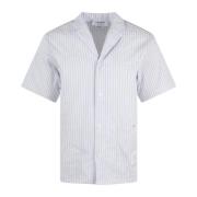 Short Sleeve Shirts Thom Browne , White , Heren