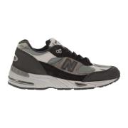 Klassieke 991 Sneakers met ABZORB-demping New Balance , Black , Heren