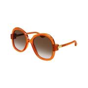 Sunglasses Gucci , Orange , Dames