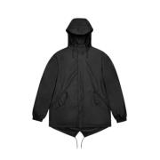 Fishtail Jacket 18010 Rains , Black , Unisex