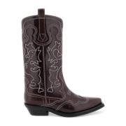 Geborduurde Westernlaarzen Ganni , Red , Dames