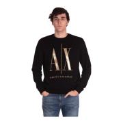 Sweatshirt Armani Exchange , Black , Heren