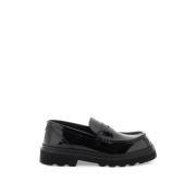 Patentleren Mocassins met Logo Label Dolce & Gabbana , Black , Heren