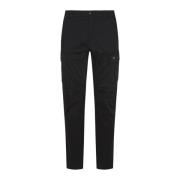 Tapered Trousers C.p. Company , Black , Heren
