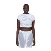 T-Shirts DI Petsa , White , Dames