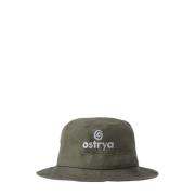 Logo Print Bucket Hat Ostrya , Green , Heren