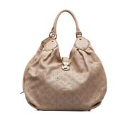 Pre-owned Leather louis-vuitton-bags Louis Vuitton Vintage , Beige , D...