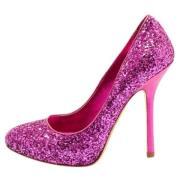 Pre-owned Fabric heels Miu Miu Pre-owned , Purple , Dames