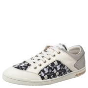 Pre-owned Leather sneakers Dolce & Gabbana Pre-owned , White , Dames