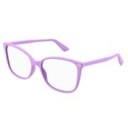 Stijlvolle damesbrillen van gerecycled acetaat Gucci , Purple , Dames