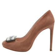 Pre-owned Suede heels Miu Miu Pre-owned , Pink , Dames