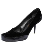 Pre-owned Leather heels Sergio Rossi Pre-owned , Black , Dames